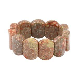 Autumn Jasper Section Stretch Bracelet 395.00 ctw